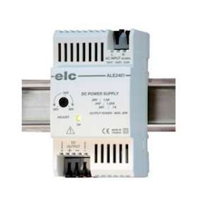 Alimentation rail DIN stabilisee 24V 1A25 (ajustable 20 a 30V) teleregulee|Elc-ELCALE2401