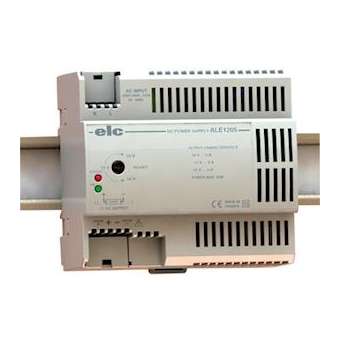 Alimentation rail DIN stabilisee 12V 5A (ajustable 10 a 15V) teleregulee|Elc-ELCALE1205