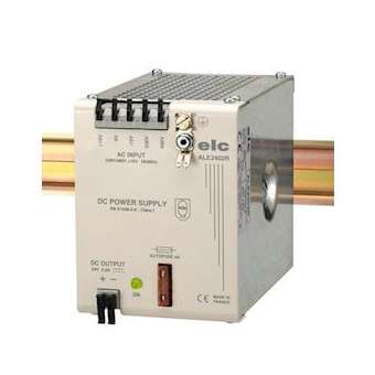 Alimentation redressee filtree 24V 2A5 - prim 230 ou 400V fixation DIN|Elc-ELCALE2402R