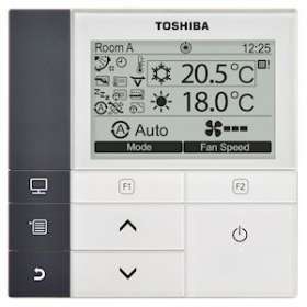 Commande filaire premium retro-éclairée RAV/DRV|Toshiba Climatisation-TS1RBC-AMSU51-ES