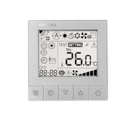 Commande filaire simplifiée retro-éclairée|Toshiba Climatisation-TS1RBC-ASCU11-E