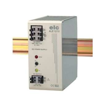 Alimentation rail DINstabilisee 12V 10A (ajustable 10 a 15V)|Elc-ELCALE1210