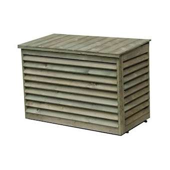 Cache esthetique en bois pour groupe exterieur max 950 x 700 x 500|Eid-EI2CACHEBOIS