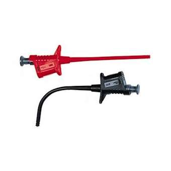 Jeu de 2 grips roug / noir 160mm doubl. isol. 1000V dc rouge / noir|Elc-ELCJGF160