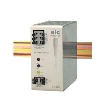 Alimentation rail DIN stabilisee 24V 5A (ajustable 20 a 29V)|Elc-ELCALE2405