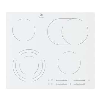 série 300 table vitroceramique 590mm 4 foyers commandes individuelles sensitives|Electrolux encastrable-A6TEHF6547IW1