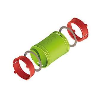 Kit connecteur flexible à flexible AE34C Air Excellent|Ubbink-UBB188579