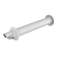 Terminal horizontal Rolux Condensation D60/100mm long.800mm excentrique blanc