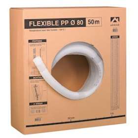 Conduit flexible Renolux Chemilux Condensation D80mm PPtl long.25m|Ubbink-UBB716001