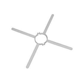 Araignée pour flexible PPtl D80mm|Ubbink-UBB716083