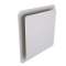 Bouche Haelix carrée blanche réglable D125mm