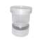 Raccord haut D60mm flexible femelle à rigide mâle PPtl