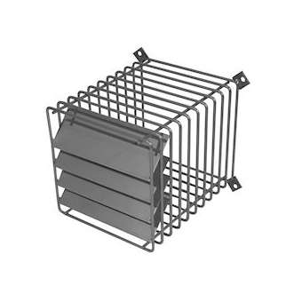 Grille de protection D125mm pour terminaux horizontaux gaz ou fioul|Ubbink-UBB200201