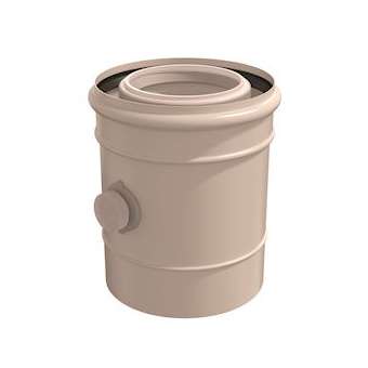 Adaptateur Rolux Condensation D80M/125M-80F/125F PPtl/galva|Ubbink-UBB541664