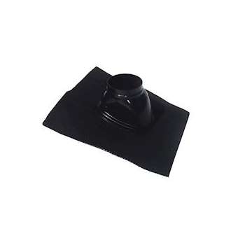 Solin toit 25 à 45DEG Ubiflex noir D60/100 et 80/125mm|Ubbink-UBB189901