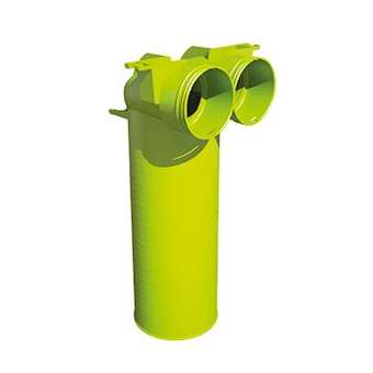 Raccordement 90DEG Air Excellent AE48C D125mm|Ubbink-UBB188380