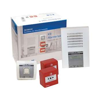 KIT alarme Type 4 radio composé d'une centrale Type 4, de 2 DM, 1 DS et 1 DL|Eaton Nugelec-NUG30997
