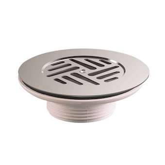 Bonde évier D60 mm, grille inox D85 mm, serrage 0/55 mm, NF|Valentin-VA270010000000