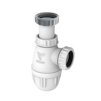 Siphon lavabo bi-matière-joint intégré, réglable, sortie D32, x50 p|Valentin-VA261060000103UNIT