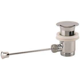 Bonde lavabo automatique laiton chromé, sans tirette verticale, serrage 40/48 mm|Valentin-VA210030000000