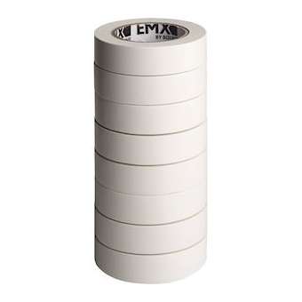 Ruban d'isolation 15 mm x 10 m x 0.15 mm blanc (x 8)|EMX-EMX103002