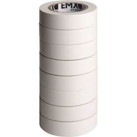 Ruban d'isolation 15 mm x 10 m x 0.15 mm blanc (x 8)|EMX-EMX103002