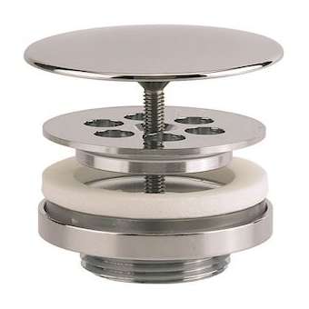 Bonde lavabo-vasque écoulement libre, clapet laiton D 70 mm, serrage 9/55 mm|Valentin-VA212000000000