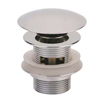 Bonde lavabo laiton chromé, avec lanterne, digiclic, hauteur 58 mm NF|Valentin-VA212210000000