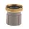 Embout PVC D40, mâle, écrou laiton, joint plat, vissable sur Fitoflex réf 81060