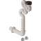 Siphon en S Geberit pour urinoir, avec accessoires de montage, d50, sortie appa