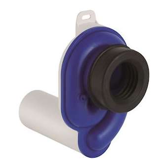 Siphon Geberit pour urinoir, sortie horizontale: d50mm, blanc alpin|Geberit-GBR152.950.11.1