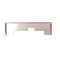 Cache inox pour trappe aspirante VTA 23,9 X 6,8 cm