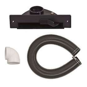Trappe aspiration de cuisine noire avec flexible de 75cm|VCI AJ Group-VCIVTAN