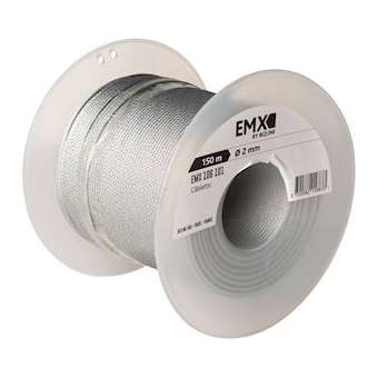 Câblette D 2 mm x 150 m acier galvanisé|EMX-EMX106101
