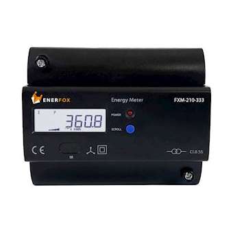 Compteur d'énergie triphasé, tore 333mV, rail DIN|Enerfox-NFXFXM-210-333