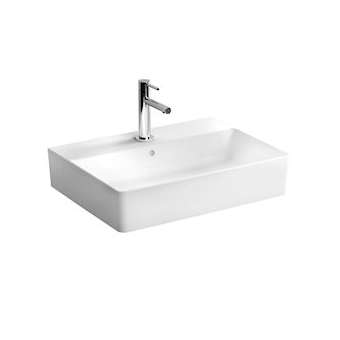Nuo lavabo, 60 cm, avec trop-plein, mural|Vitra France-GIR7432B0030001