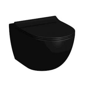 Sento Pack WC suspendu, VitrA Flush 2.0, 54 cm, V-Fit 2.0, noir|Vitra France-GIR7748B0836156
