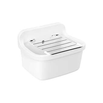 Arkitekt vidoir mural & grille, 43 cm, sans trou de robinet, sans trop-plein|Vitra France-GIR6109B0036105