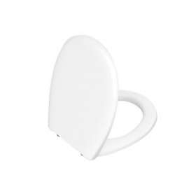 Conforma abattant,Duroplast,avec tampon anti-translation charnière montant inox|Vitra France-GIR115003006