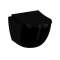 Sento WC suspendu VitrA Flush 2.0, 54 cm, fixation V-Fit 2.0, noir