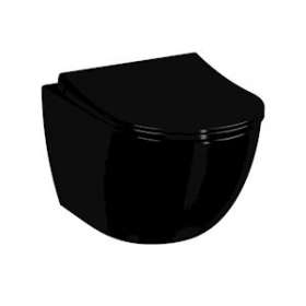 Sento WC suspendu VitrA Flush 2.0, 54 cm, fixation V-Fit 2.0, noir|Vitra France-GIR7748B0700101