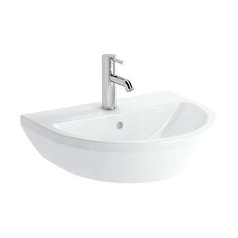 Integra lavabo rond, 55 cm, sans trou de robinet, sans trop-plein|Vitra France-GIR7067L0030016