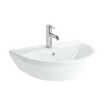 Integra lavabo rond, 60 cm, sans trou de robinet, avec trop-plein|Vitra France-GIR7068L0030012
