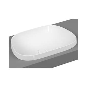 Frame vasque, trapèze, 57cm, blanc brillant, VitrA Clean|Vitra France-GIR5653B4030016