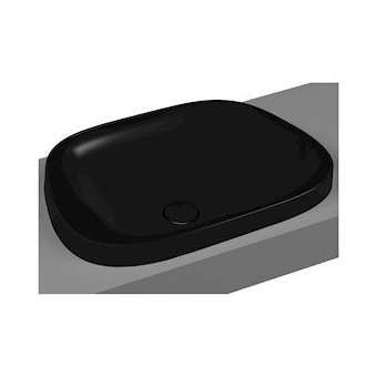 Frame vasque, trapèze, 57cm, noir, VitrA Clean|Vitra France-GIR5653B4700016