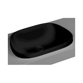 Frame vasque, trapèze, 57cm, noir mat, VitrA Clean|Vitra France-GIR5653B4830016