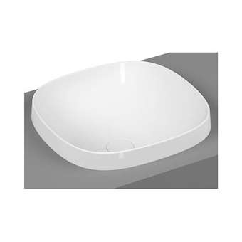 Frame vasque, rectangulaire, 41cm, blanc brillant, VitrA Clean|Vitra France-GIR5654B4030016