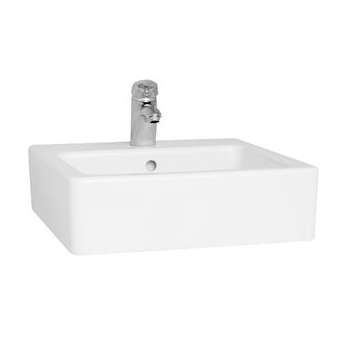 Options Nuovella vasque à poser sur console, rectangulaire, 50 cm|Vitra France-GIR4077B4030001