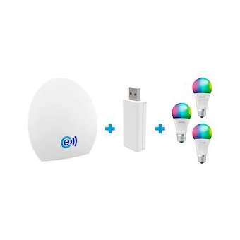 Pack ambiance: 1 cont. EC2 + Clé ZigBee + 3 sources ZigBee|Energeasy connect - Druise-RXCPACKEC2ZB