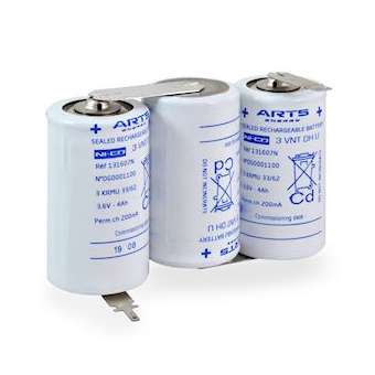 Boîte(s) de 1 Batterie eclairage secours 3 VNT DH U COTE/COTE 3.6V 4Ah|Enix energies-NXGMGN7432